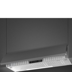 Õhupuhastaja Smeg, Integreeritav, 90 cm, 235 m3/h, 68 dB, hõbedane