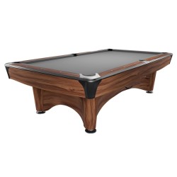 Billiard Table, Pool, Dynamic IV, Modern Brown, 9 ft., Simonis 760 grey