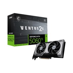 Graphics Card|MSI|NVIDIA GeForce RTX 5060 Ti|16 GB|GDDR7|128 bit|PCIE 5.0 16x|Dual Slot Fansink|5060TI16GVENTUS2XOCPLUS