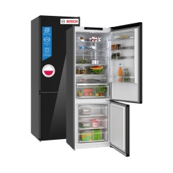 Bosch Serie 6 KGN49LBCF fridge-freezer Freestanding 440 L C Black