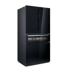 Siemens KF96RSBEA side-by-side refrigerator Freestanding 572 L Black