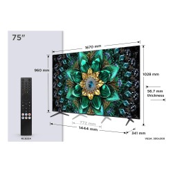 TV Set|TCL|75 "|4K Ultra...