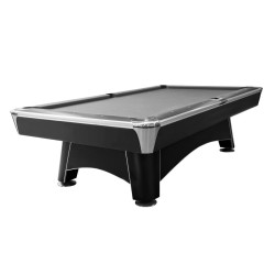 Billiard Table, Pool, Hurricane, 9 ft., Matt-Black, Simonis 860 grey
