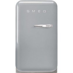 Minibaar Smeg, 50-ndate stiil, 73 cm, 40 dB, elektrooniline juhtimine, hõbedane, 34 l