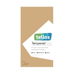 LCD kaitsev karastatud klaas 2.5D Tellos Apple iPhone 15 Pro Max must