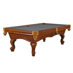 Billiard Table, Pool, York, 8 ft., antique brown, 8 ft., Simonis 860 grey