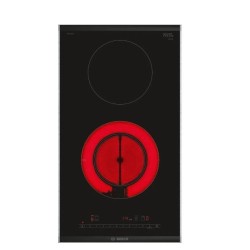Pliidiplaat Bosch, 2 x HiLight, Domino, 30 cm, Klaaskeraamika, must, terasraam