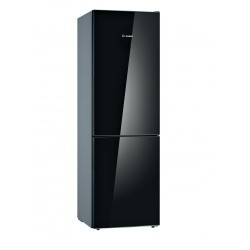 Külmik Bosch, 186 cm, 214/94 l, 39 dB, elektrooniline juhtimine, LowFrost, must