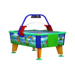 Commercial Airhockey GameLand, 163x107 cm, blue-green-red, for commercial use, Without Coin Validator