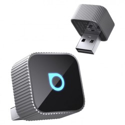 Traadita CarPlay/Android Auto adapter Ottocast Mini Cube hõbedane CP88-T2
