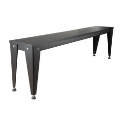 Seat Bench for Pool Table / Dining Table, Vancouver III, 7 ft., black/black