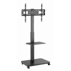 TV SET ACC FLOOR STAND 37-75"/BLACK TVS-75S-02 GEMBIRD