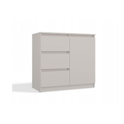 CHEST OF DRAWERS 1 DOOR 3...