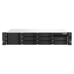 QNAP TS-864EU NAS Rack (2U) Intel® Celeron® 8 GB DDR4 0 TB QNAP Turbo System Black
