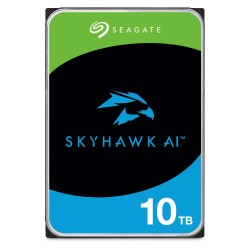 Seagate SkyHawk AI internal hard drive 10 TB 7200 RPM 256 MB 3.5" Serial ATA III (ST10000VE001)