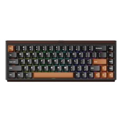 KEYBOARD WRL RAY68-HE/BROWN...