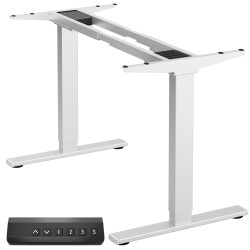 DESK FRAME MOTORISED/WHITE...