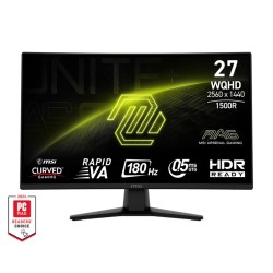 LCD Monitor|MSI|27 "|2560 x 1440 pixels|Wide Quad HD|Native aspect ratio 16:9|Curved|MAG274CQF