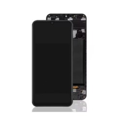 LCD ekraan Samsung A505 A50 puuteekraani ja raamiga originaal Black (service pack)