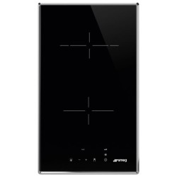 Pliidiplaat Smeg, Domino, 2 x Hilight, 30 cm, rv-raam, must