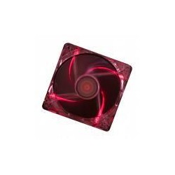 CASE FAN 120MM TRANSP 3PIN+4P/RED 12V XF046 XILENCE