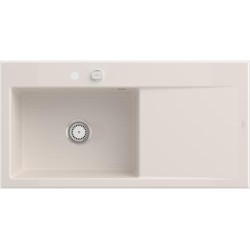 Valamu Villeroy&Boch, Subway Style 60, 100 cm,pealt paigaldatav, nupuga, keraamiline, Crema