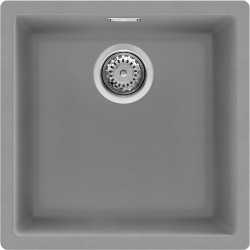Valamu Smeg Quadra, 45 cm, alt monteeritav/tööpinnale paigaldus, käsitsi, graniit, betoon
