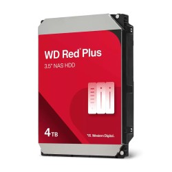 HDD|WESTERN DIGITAL|Red Plus| 4 TB|Serial ATA III|Buffer 128 MB|5400 RPM|3.5 "|WD40EFZZ