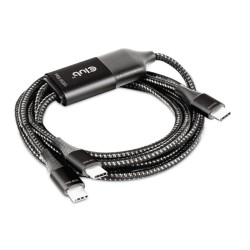 CABLE USB-C TO 2XUSB-C 1.83M/M/M CAC-1527 CLUB3D