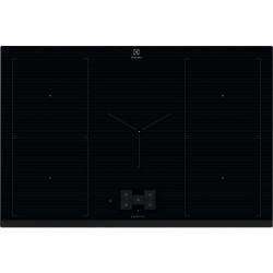 Pliidiplaat Electrolux, 5 x induktsioon, 78 cm, must, faasitud esiserv