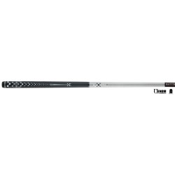Billiard Cue, Pool, Poison VX Break Jump Grey/Black, GTX Wrap, Radial