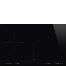 Pliidiplaat Smeg, 4 x induktsioon, multitsoon, 80 cm, Autovent, must