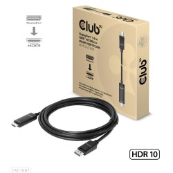 CABLE DP TO HDMI 3M/M/M...