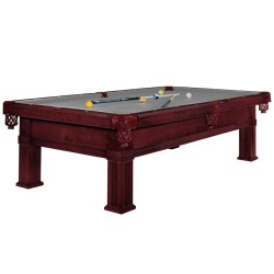 Billiard Table Dynamic Bern, mahogany, Pool, 8 ft, Simonis 860 grey