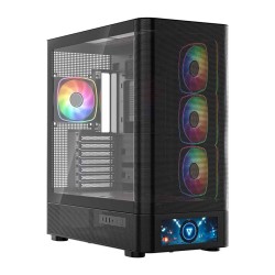 MODECOM Volcano Volcano AQ500 ARGB Midi Black
