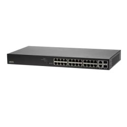 Switch|AXIS|Rack 1U|24x10Base-T / 100Base-TX / 1000Base-T|2x10/100/1000BASE-T/SFP combo|2xSFP|24xRJ45|PoE ports 24|01192-002