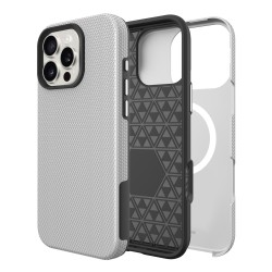 Telefoniümbris Perfectionists Triangle Mag Case Apple iPhone 16 Pro Max hõbedane