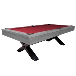 Billiard Table, Pool, Xray, 8 ft., Grey, Simonis 760 red