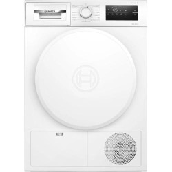Kuivati Bosch, soojuspumbaga, 8 kg, 63 dB, valge