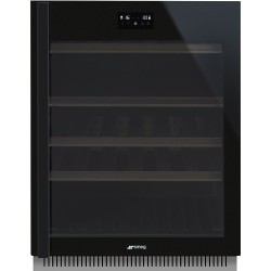 Veinikülmik Dolce Stil Novo Smeg, integreeritav, 114 l, 82 cm, PAREM, klaasuks, must