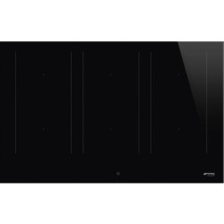 Pliidiplaat Smeg, 6 x induktsioon, multitsoon, 80 cm, must, lõigatud servaga
