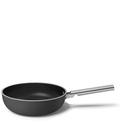 Woki pann Smeg, 30cm, must