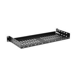 Tripp Lite SRSHELF2P1USHRT SmartRack Cantilever Fixed Steel Rack Shelf - 1U, Vented, 7 in. (17.8 cm) Deep, Holds up to 40 lb. (1