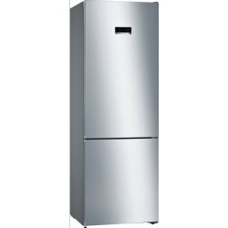 Külmik Bosch, 203 cm, 330/108 l, 40 dB, puutetundlik, NoFrost, inox