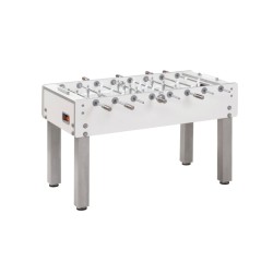Soccer "Garlando G-500 Classico", white, Sport Safety / Teleskop