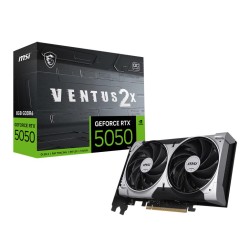 Graphics Card|MSI|NVIDIA|GeForce RTX 5050|8 GB|GDDR6|128 bit|PCI Express x16 5.0|Active|RTX50508GVENTUS2XOC