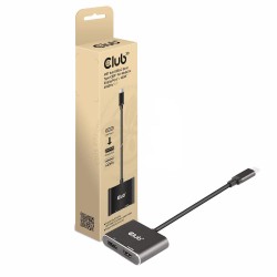 I/O HUB USB-C DP/HDMI/CSV-1552 CLUB3D