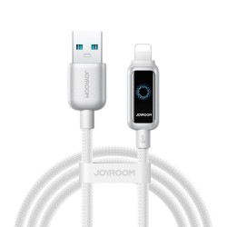 Laadimisjuhe Joyroom S-A55 USB-A to Lightning 3A 1.2m valge