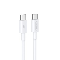 Laadimisjuhe Remax RC-C021 USB-C to USB-C 30W 2.0m valge