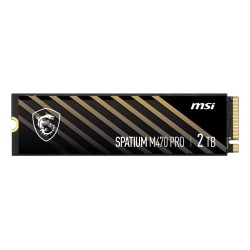 SSD|MSI|SPATIUM M470 PRO|2TB|M.2|PCIe Gen4|NVMe|3D NAND|Write speed 5000 MBytes/sec|Read speed 6000 MBytes/sec|2.15mm|TBW 640 TB